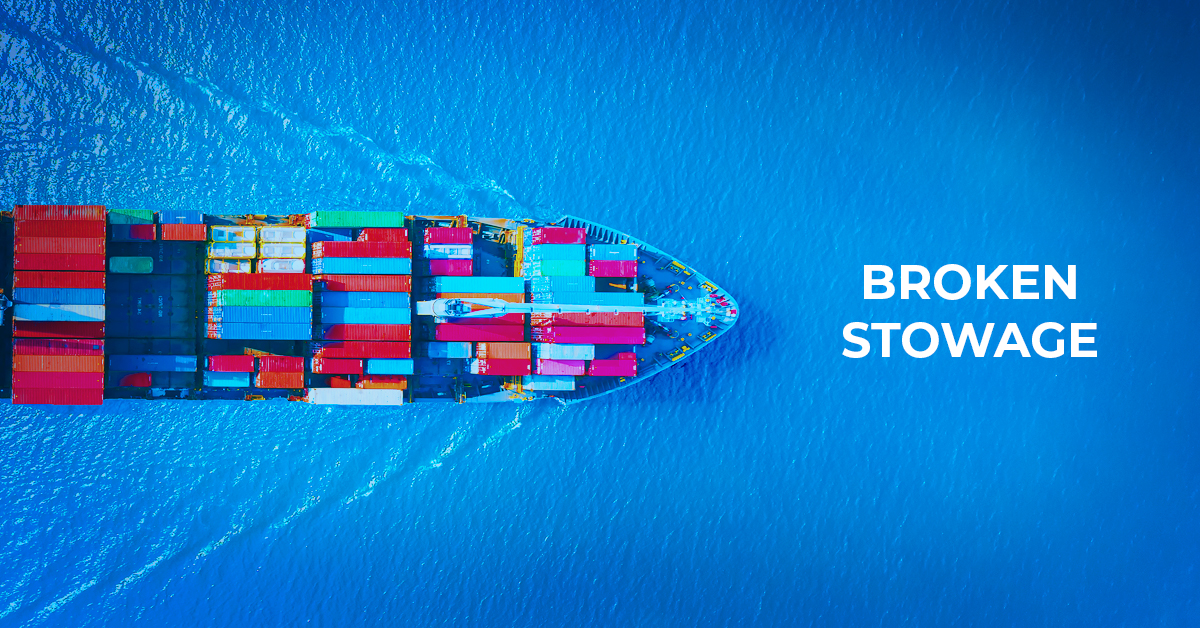 What is Broken Stowage and why is it necessary to reduce its occurrence? VS&B Containers